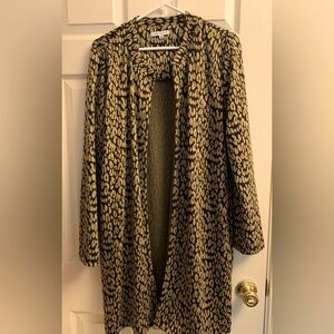 Notations EUC Women’s Large Camel Minileo Cardigan